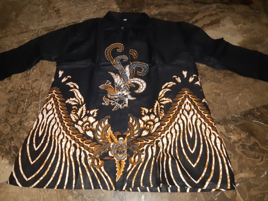 Couple Batik Blouse Wanita Lengan 7/8 & Kemeja Batik Pria Lengan Panjang Size S-m-l-xl-xxl-3l-4l-5l