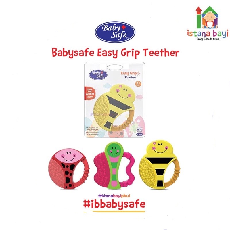 Baby Safe TT002 Easy Grip Cooling Teether - Gigitan bayi