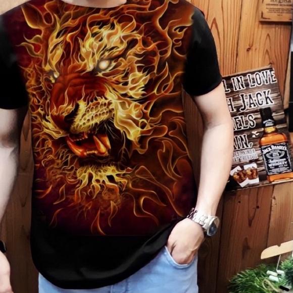「Grosir」 Kaos distro Pria Motif macan / kaos pria Gambar macan / baju macan pria / baju macan gambar