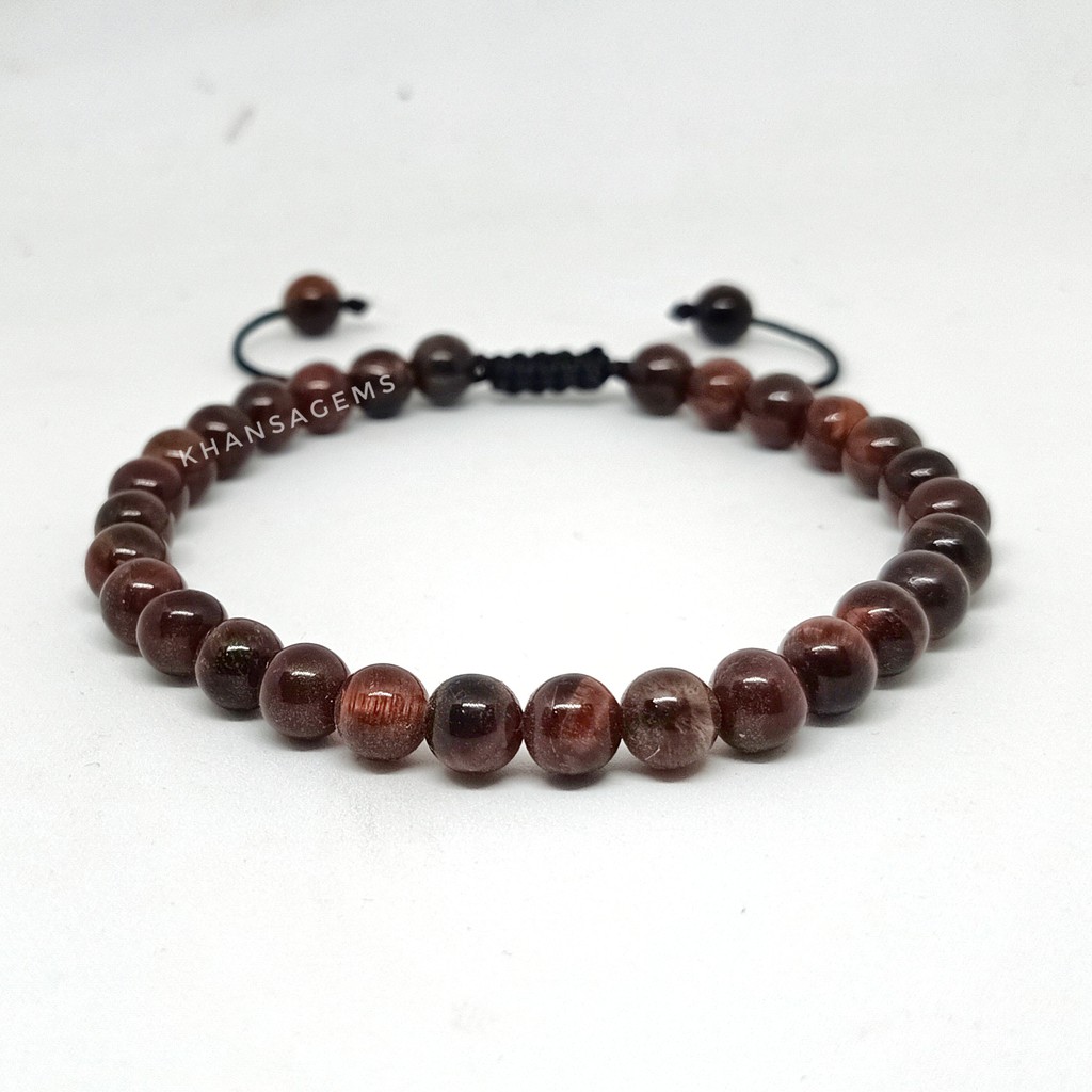 Aneka Gelang Batu Dim 6mm Model Tali Shambala