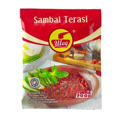 

Sambel Terasi uleg finna food dan ABC Ecer 1 Sachet