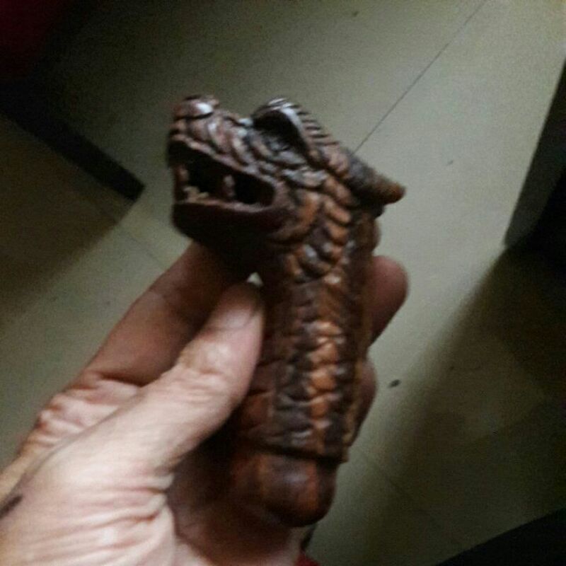 deder keris gagang piso ukir naga gelang kayu galih asem