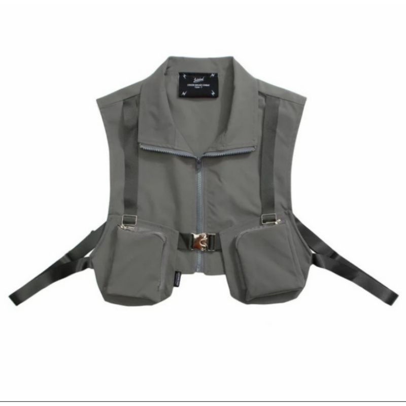 new tactical multi  pocket vest bag / tas dada rompi Harajuku