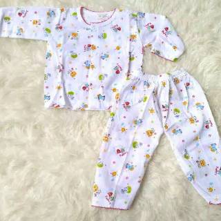 SETELAN PIAMA BAYI  BAJU  BAYI  LENGAN  PENDEK BAJU  BAYI  