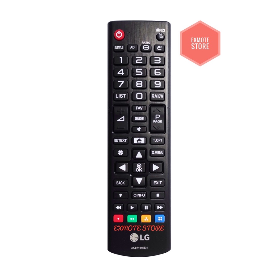 REMOTE TV LED/LCD LG AKB-ORI/ORIGINAL/ASLI UNTUK SEMUA MEREK LG APAPAPUN BISA