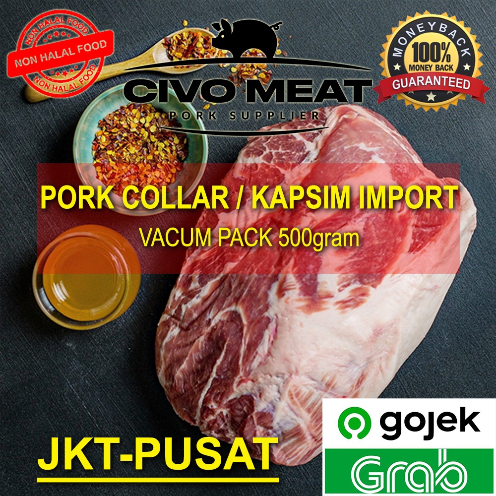 

Pork Collar / Kapsim Atas Import 500g