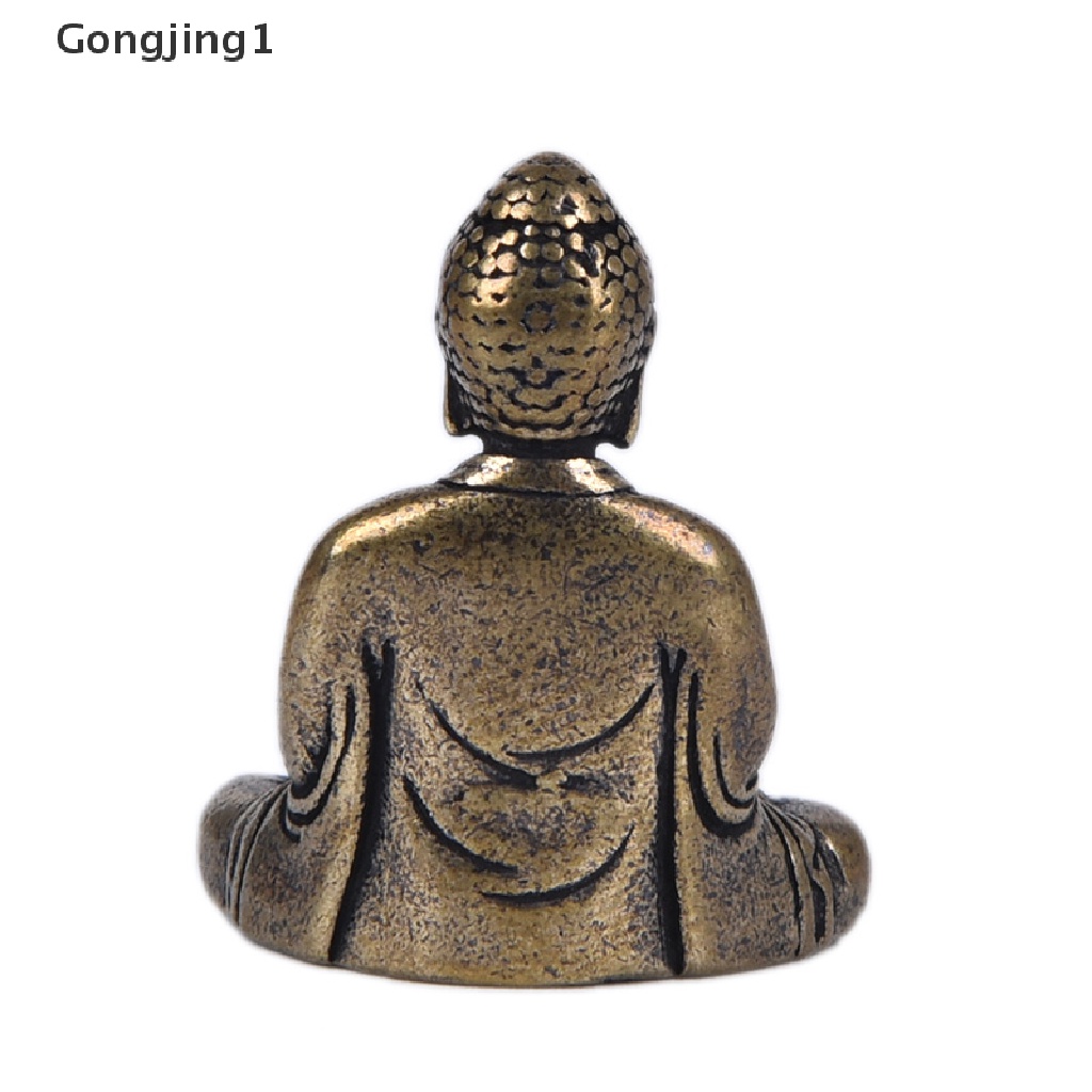 Gongjing1 Patung Buddha Thailand Mini 2 Warna Untuk Dekorasi Rumah