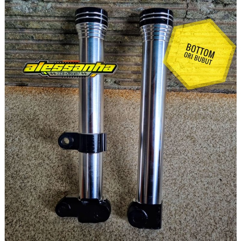 bottom shok depan mio bubut kinclong