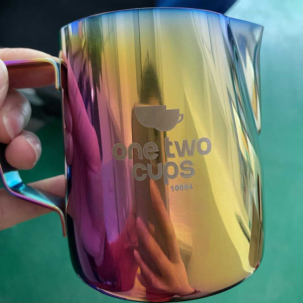 (BISA COD) RVOSTR OneTwoCup Gelas Pitcher Kopi Espresso Rainbow Stainless - BB0048