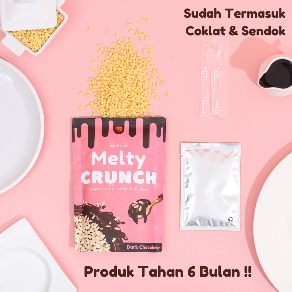 Paket RESELLER MELTY CRUNCH 10pcs I Snack Cokelat Lumer Crunchy