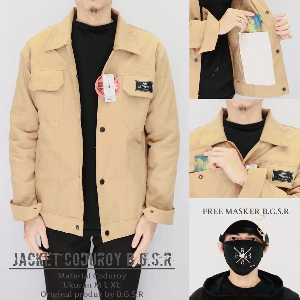 JAKET PRIA CORDUROY - JAKET CODUROY VARIANT - JAKET CORDUROY BGSR