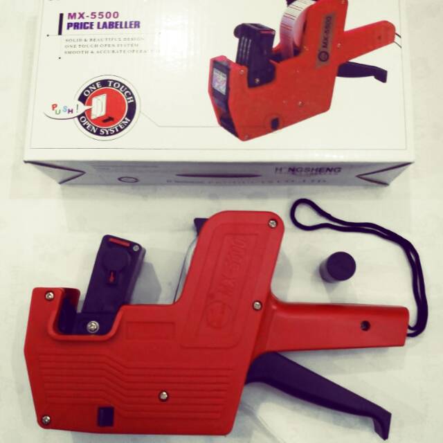 

Price Labeller / Mesin label harga 1 line HONGSHENG MX-5500