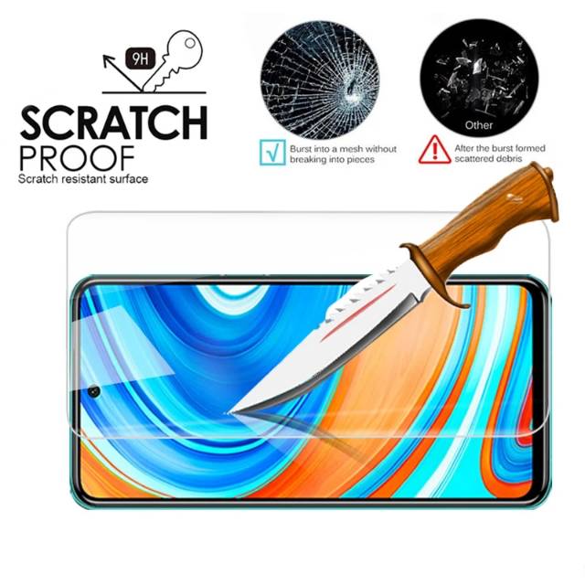 Tempered Glass Clear HD Xiaomi Redmi Note 9 Pro - TG Anti Gores Bening Redmi Note 9pro Full Layar