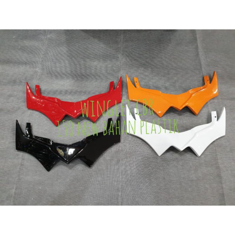 winglet cbr150R winglet plastik cbr150 new winglet cbr150R k45 facelift winglet cbr150 k45G