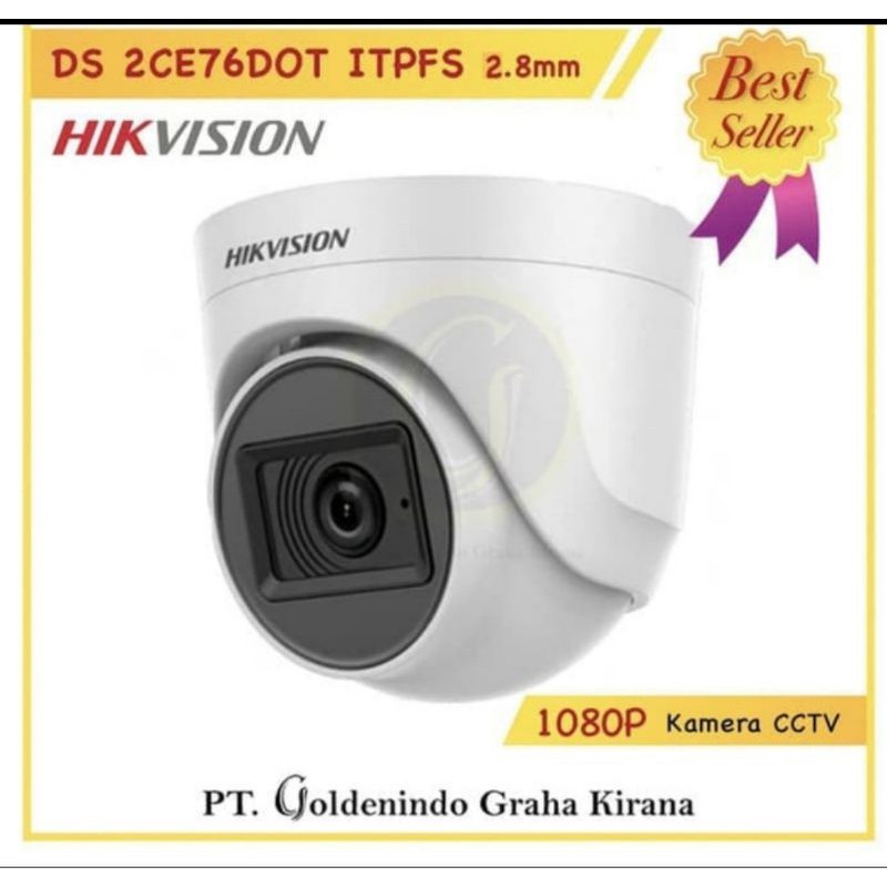 kamera cctv hikvision 2mp audio full hd 1080P indoor