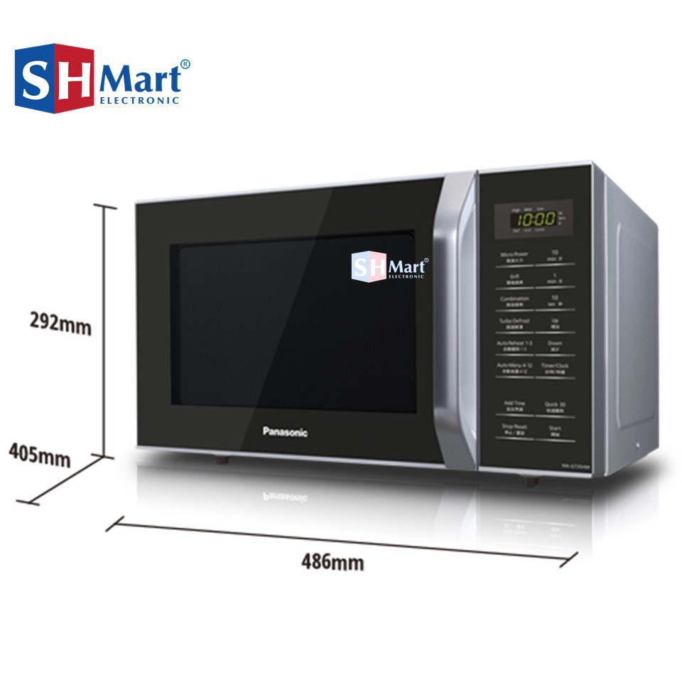 Microwave Panasonic NN GT35HM / NN-GT35HM TTE Grill Series 23 Liter (khusu medan)