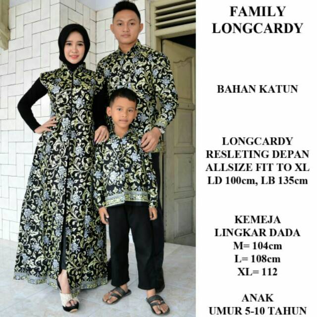 GROSIR BATIK FAMILY LONGCARDY