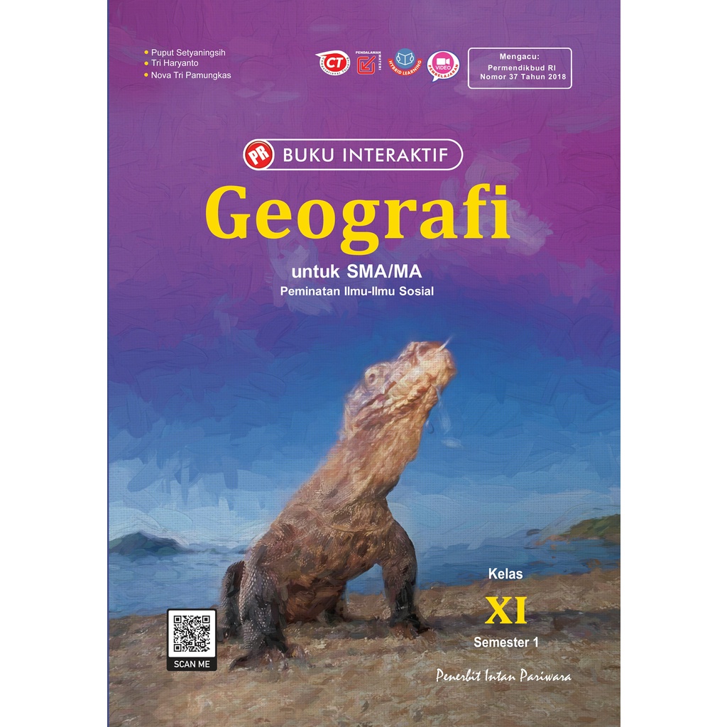 Buku LKS/PR Interaktif SMA kelas 11, XI semester 1 Intan Pariwara (Kur 2013 revisi) TH 2021/2022-Geografi