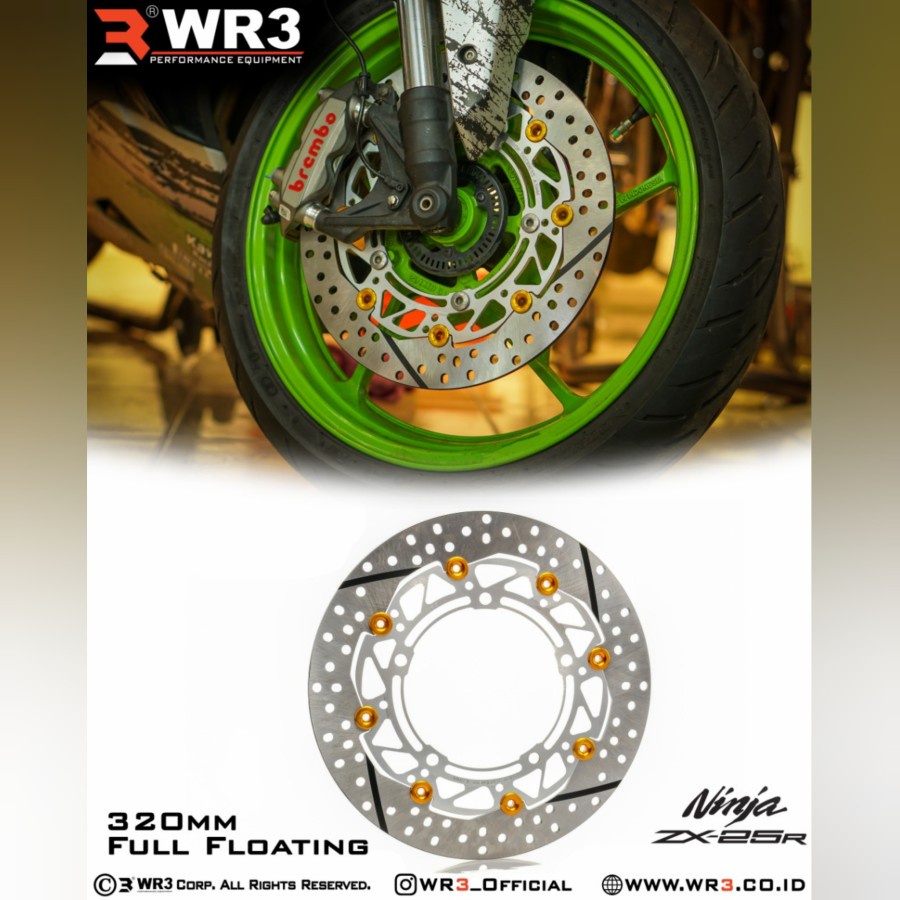 WR3 DISKBRAKE CAKRAM RACING KAWASAKI ZX25R - 320MM