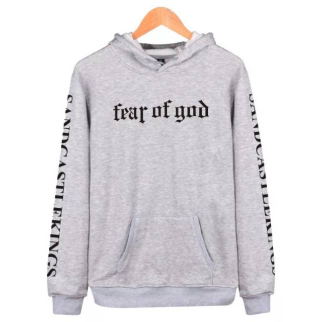 Jaket hoodie pria wanita (FEAR OF GOD)