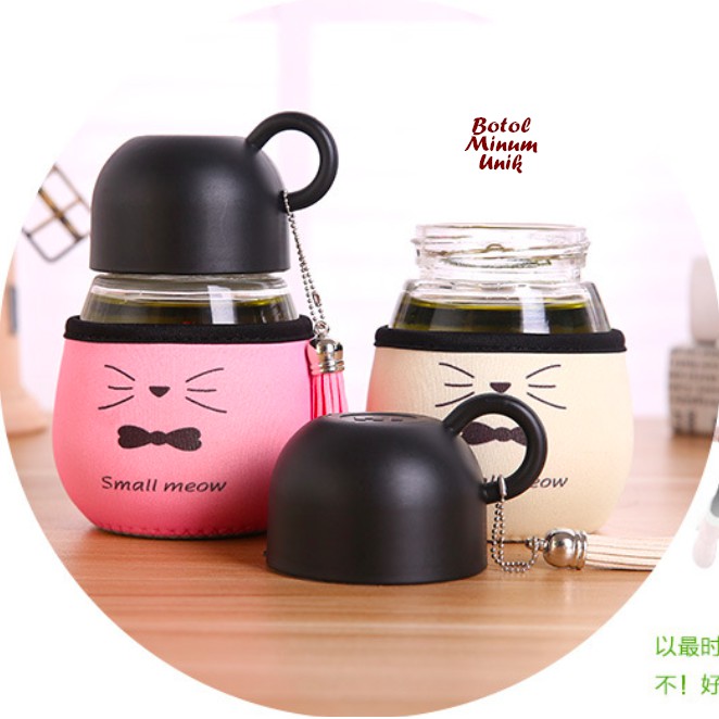 Thermos Termos Botol Minum Tempat Minum Anak Motif Air Laut Unik Biru Putih Kekinian Typo