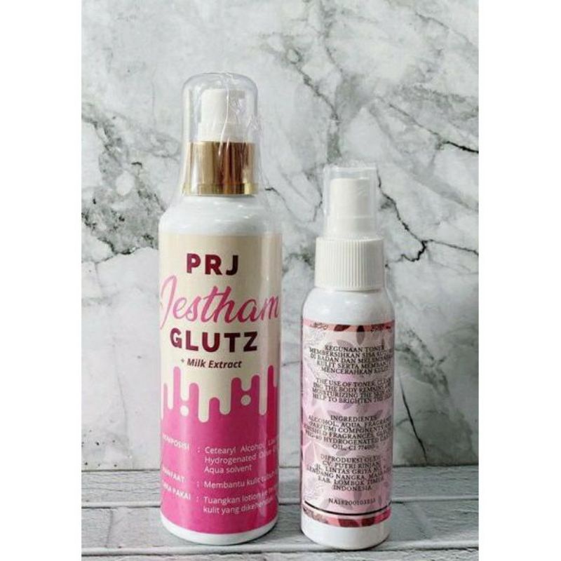 PAKET LOTION MILKY JESTHAM ISI 250ML & TONER BADAN ETHAM