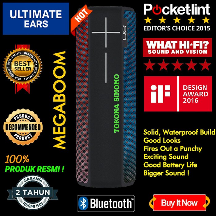 PROMO ULTIMATE EARS UE MEGABOOM Portable Bluetooth Speaker Original MURAH