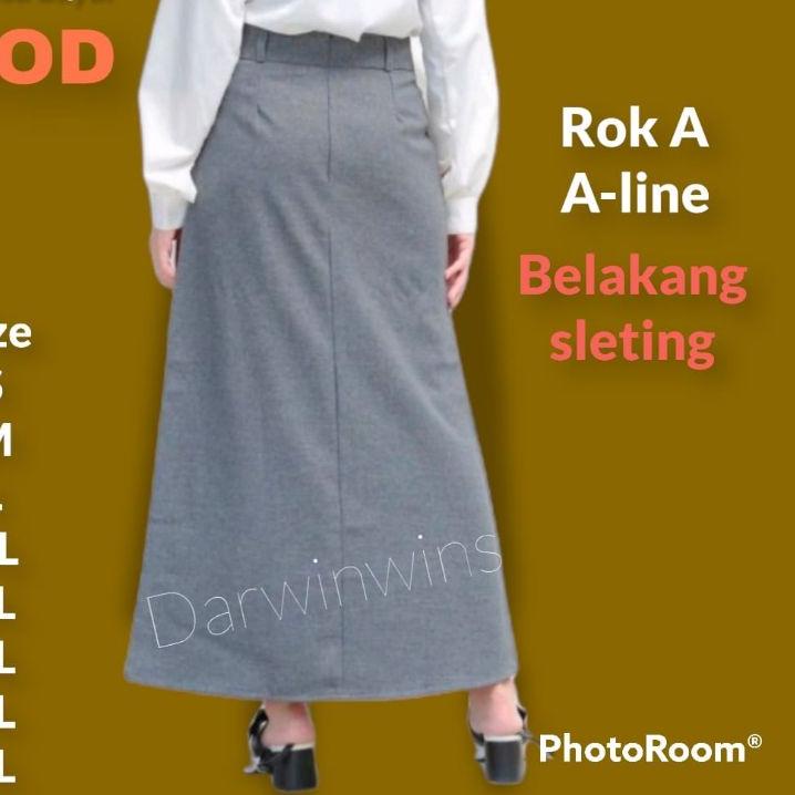 ✮ (Rok A ferary) Rok model A Rok kerja wanita model a line Rok kantoran ROK A ROK FORMAL ROK KERJA W