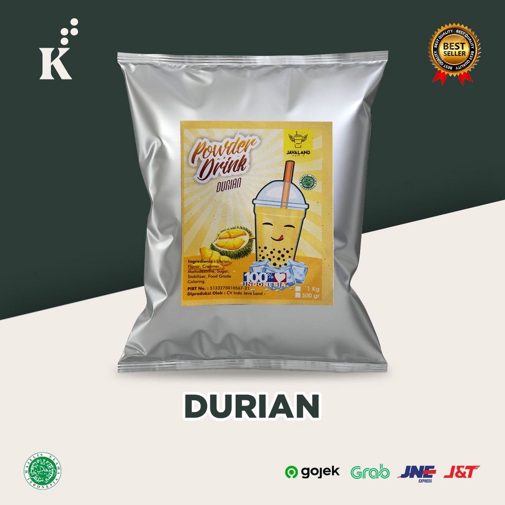 Jual Powder Durian Bubuk Minuman Bubble Drink Javaland Kg Shopee Indonesia