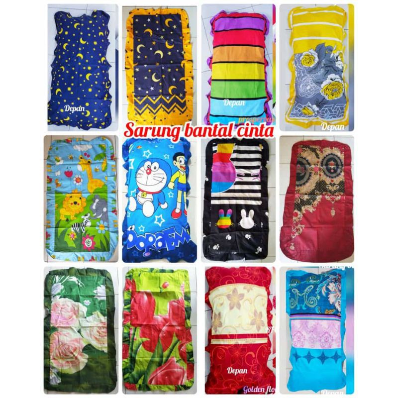 Sarung Bantal Cinta Murah Adem Nyaman Ukuran Besar Sprei Karakter Termurah