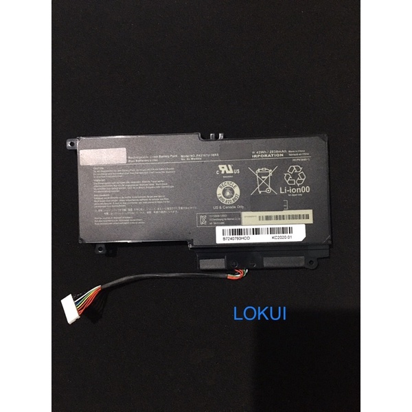 original Baterai Toshiba Satellite L40-A, L55 L55t Series/ PA 5107 PA5107U-1BRS