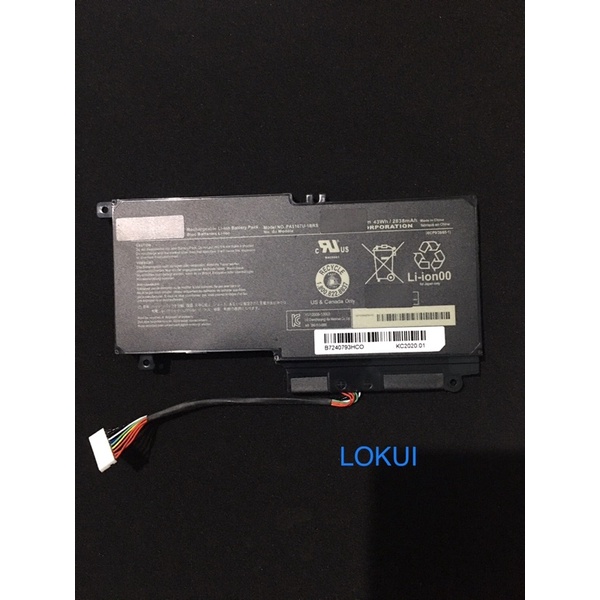 original Baterai Toshiba Satellite L40-A, L55 L55t Series/ PA 5107 PA5107U-1BRS