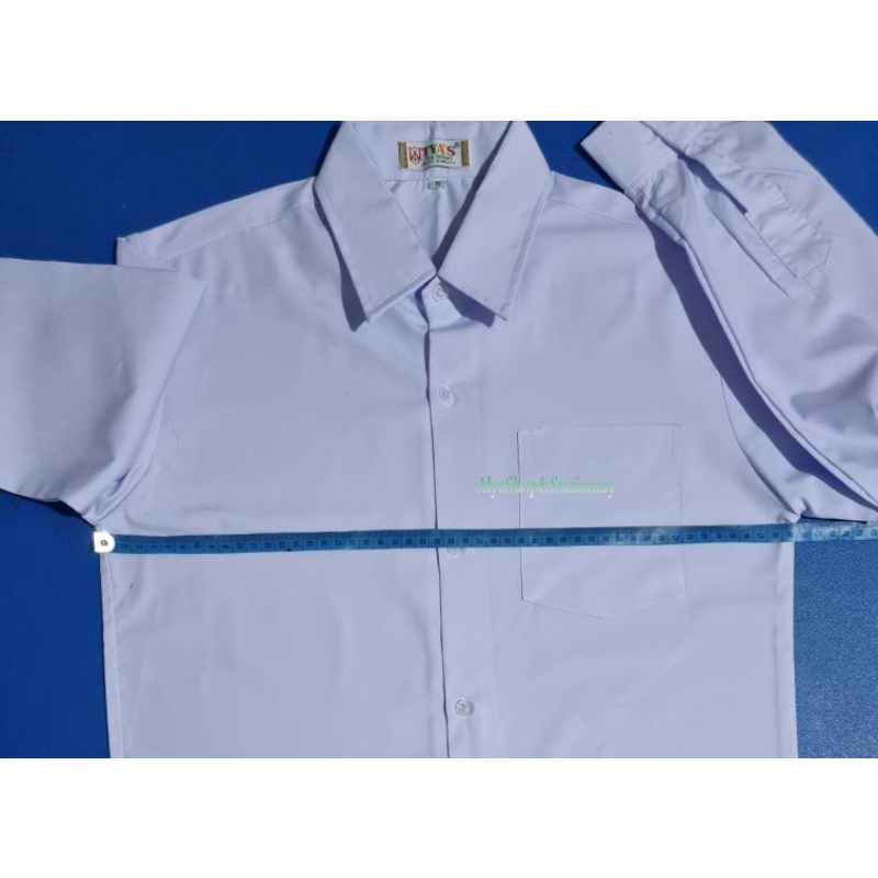Seragam Sekolah Merek TYA'S Baju Kemeja Putih PANJANG | Tyas