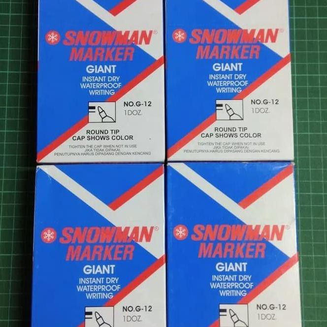 

Spidol "Snowman" Marker Permanent G-12