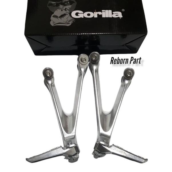 Postep belakang footstep CB CBR 1000 merk GORILA ORIGINAL IMPOR BONUS BOSH BAUT L 4 BIJI