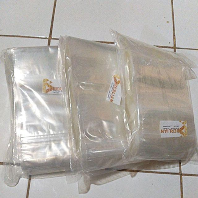 Standing Pouch Transparan Pet Klip Zipper 250 G 13x20 Promo Isi 100