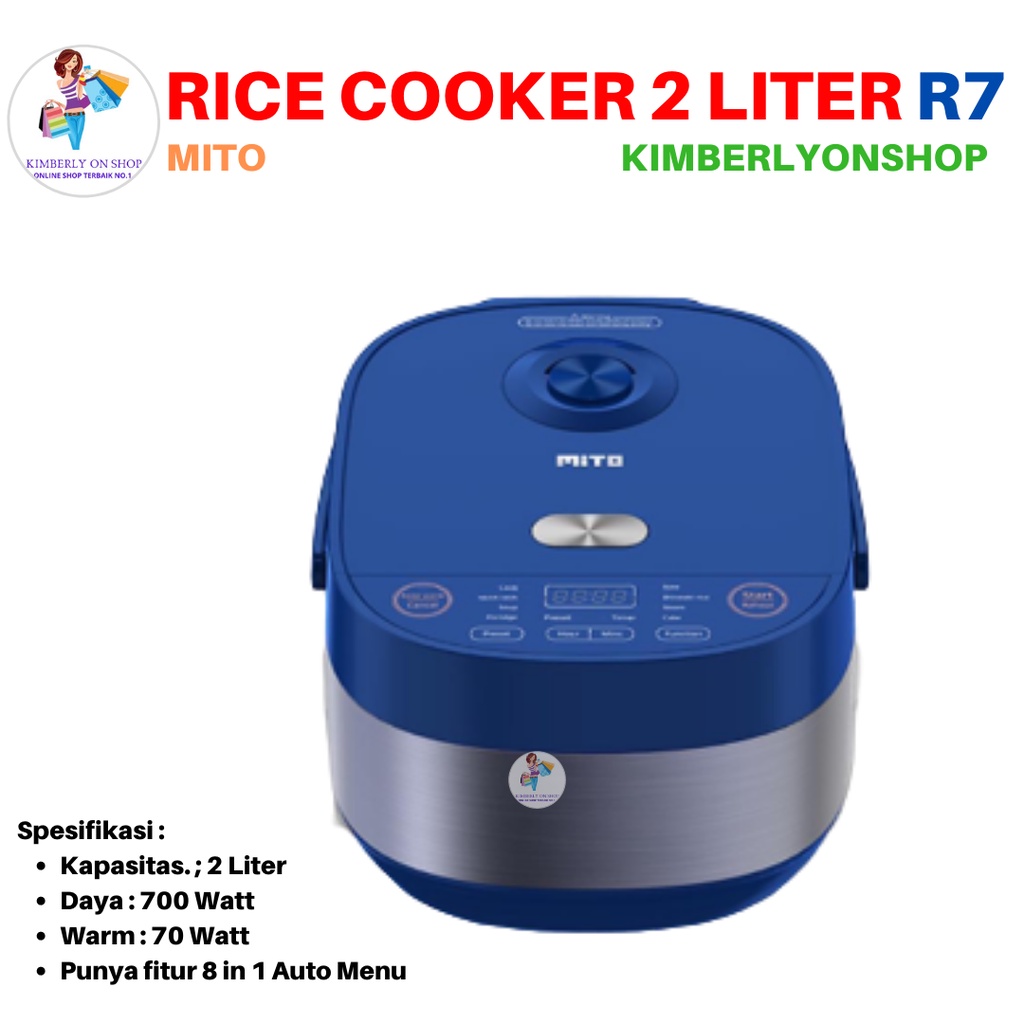 Rice Cooker R7 Penanak Nasi 2L Japan Quality Mito