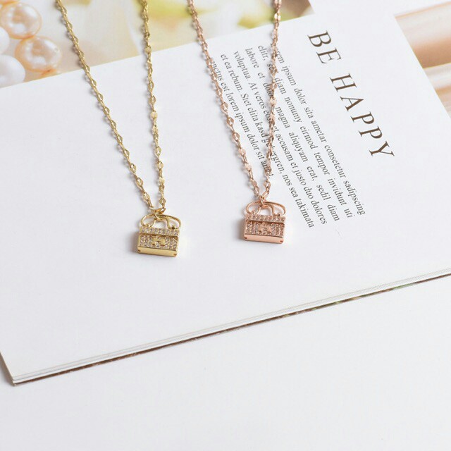 GG Kalung Kekinian Liontin Tas H Titanium#KL-212