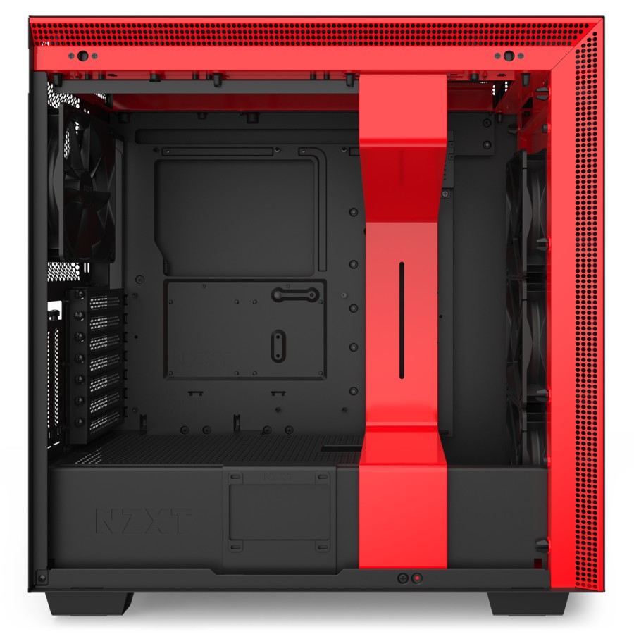 NZXT H710i Matte Black Red Tempered Glass Mid Tower Gaming Case (Up to E-ATX)