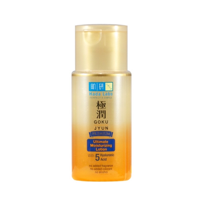 HADA LABO Gokujyun Premium Ultimate Moisturizing Lotion Milk 100ml Toner Hyaluronic