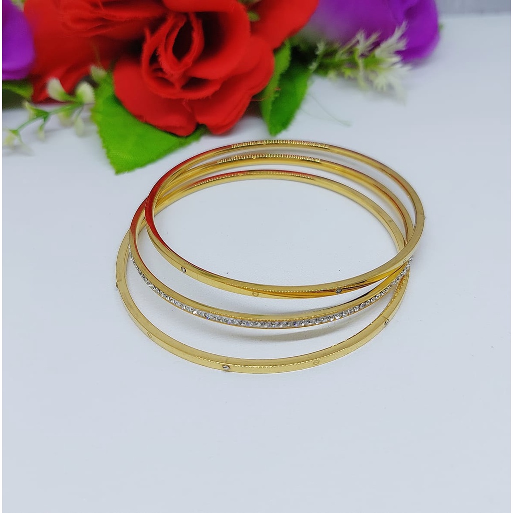 Gelang Titanium Set 3 Terbaru D89