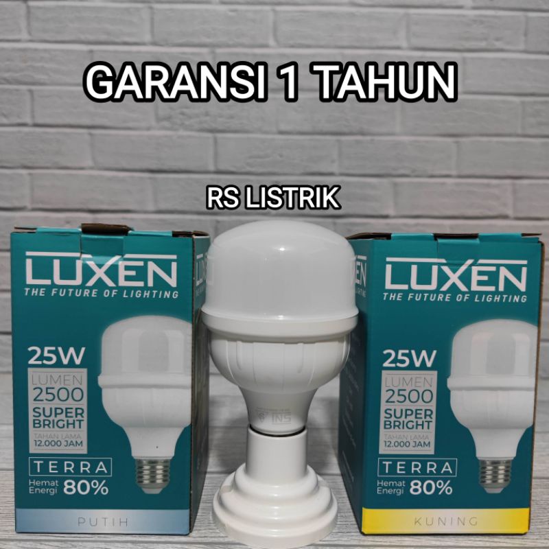 LUXEN TERRA LAMPU LED BULB 25W 25 WATT SNI GARANSI 1 TAHUN