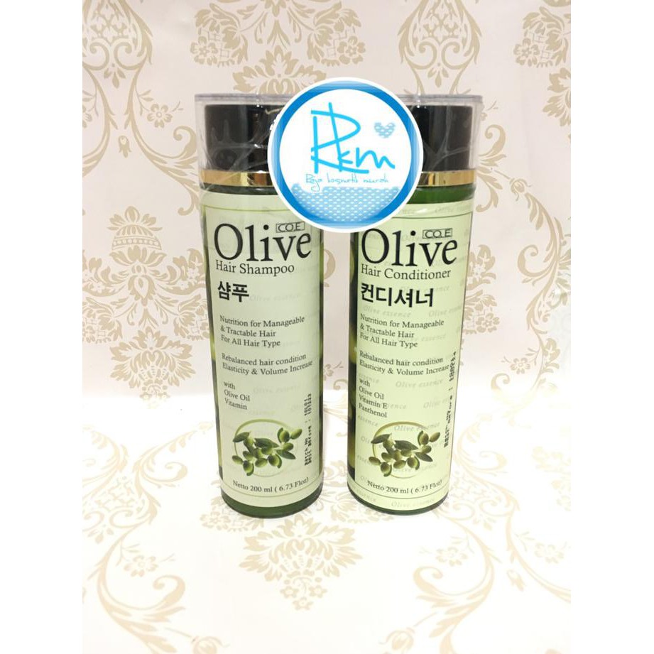 PAKET OLIVE COE HAIR SHAMPOO + CONDITIONER BPOM