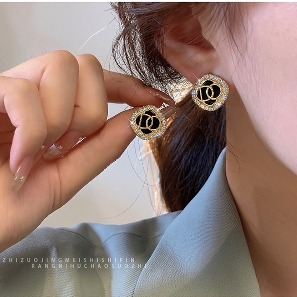 Anting Stud Hias Mutiara Gaya Korea Untuk Wanita