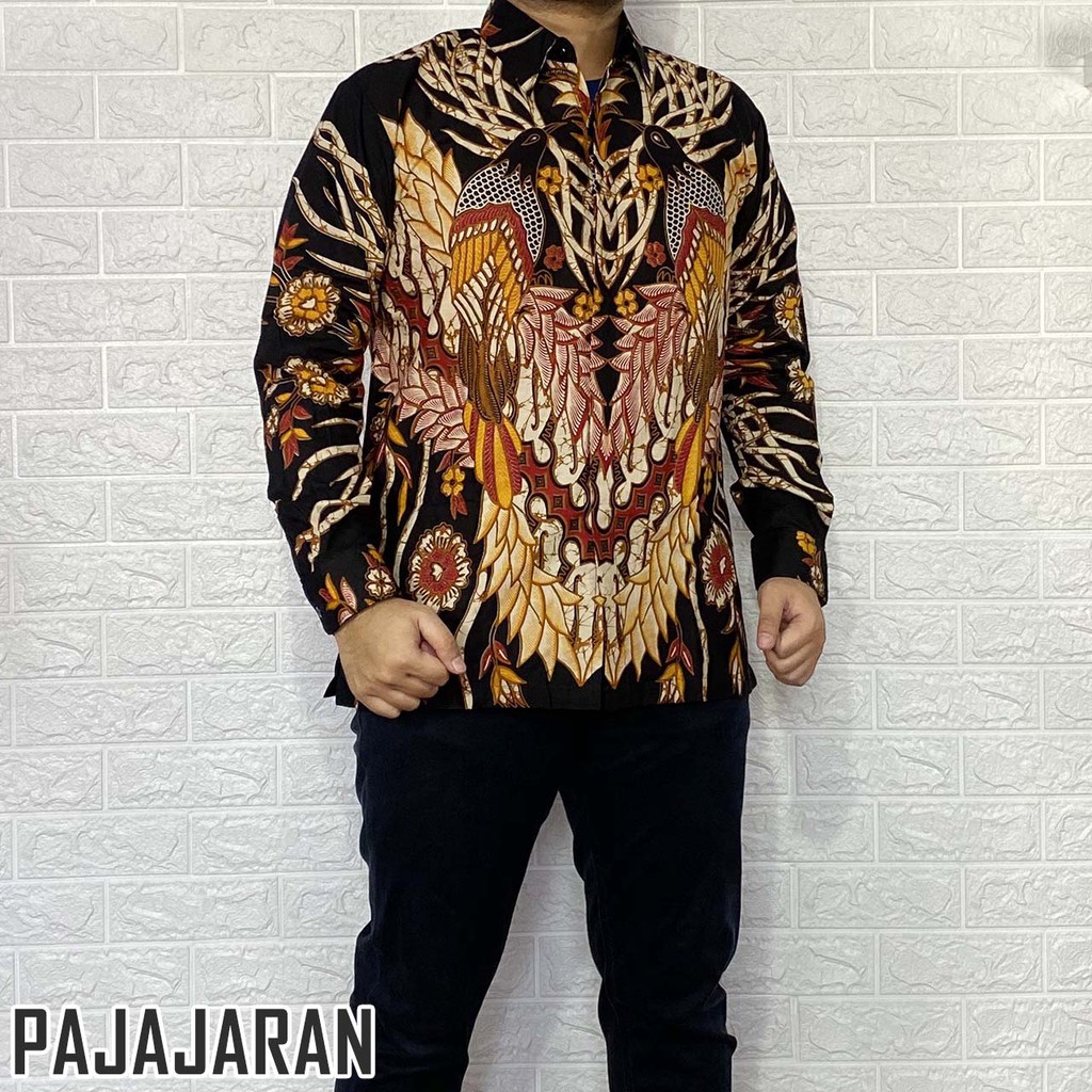 Jual Baju Batik Pria Reguler Fit Motif Pajajaran | Shopee Indonesia