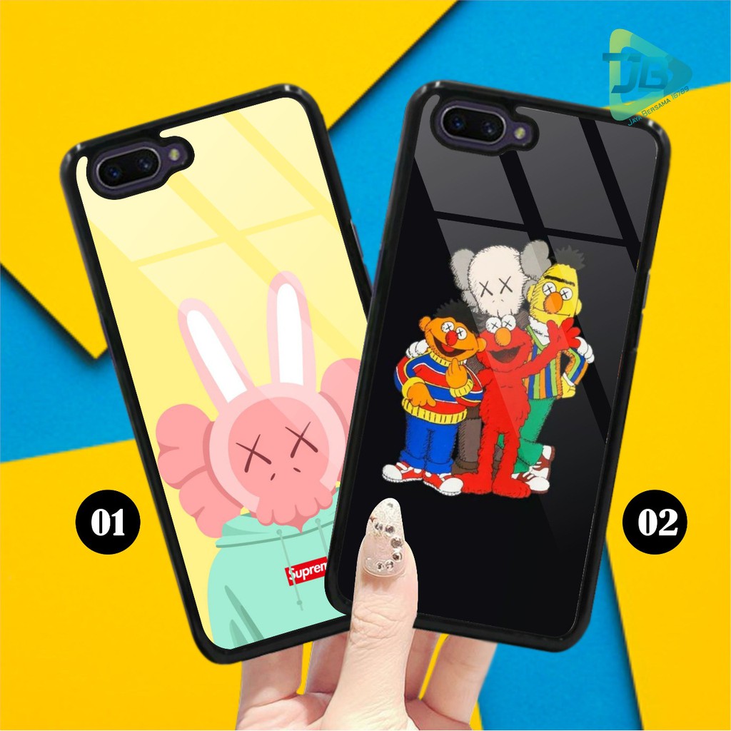 HARDCASE 2D GLOSSY KAWS OPPO VIVO XIAOMI SAMSUNG REALME IPHONE ALL TYPE JB4677