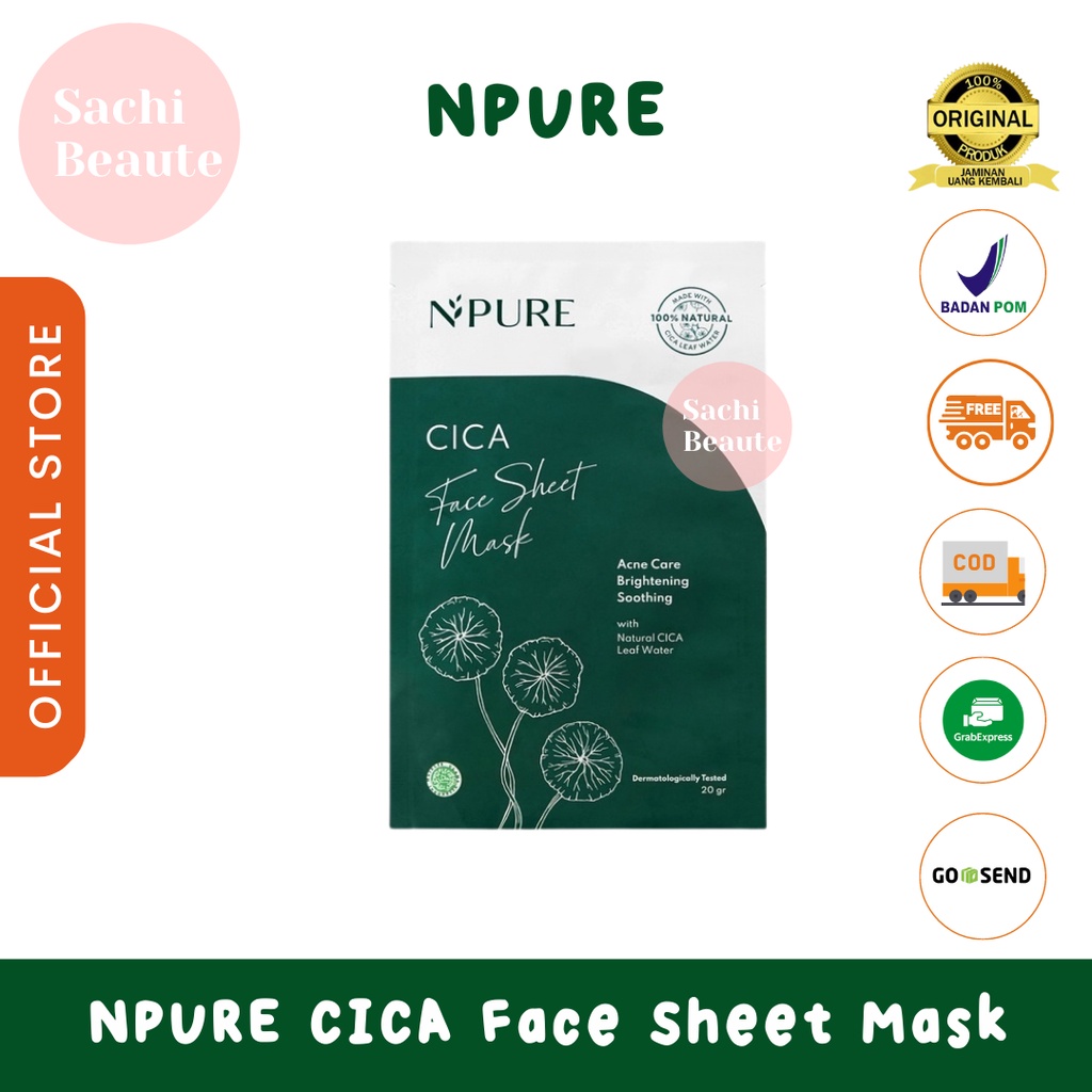 NPURE Centella Asiatica Sheet Mask