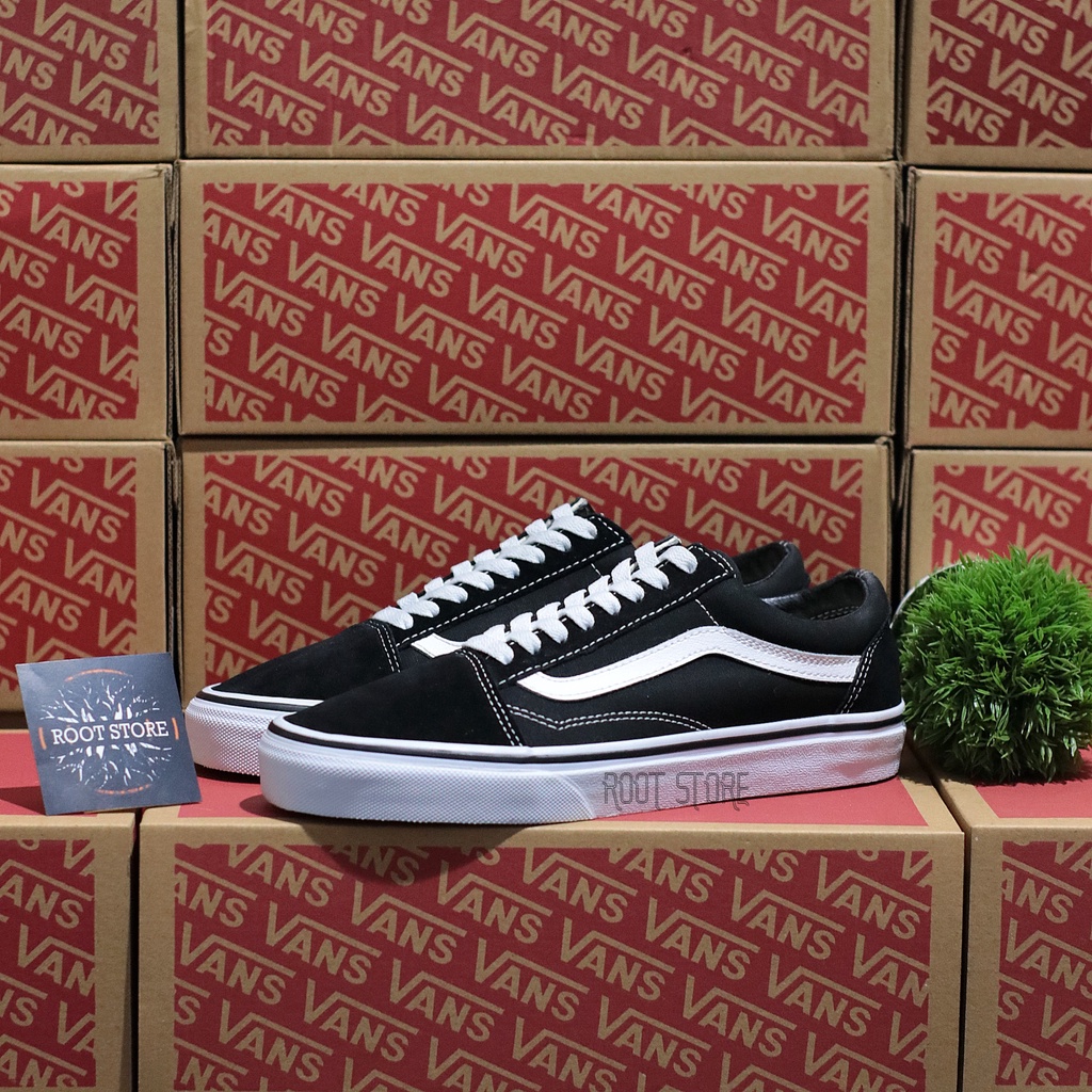 VANS OLD SKOOL ALL BLACK / VANS OLDSKOOL FULL BLACK