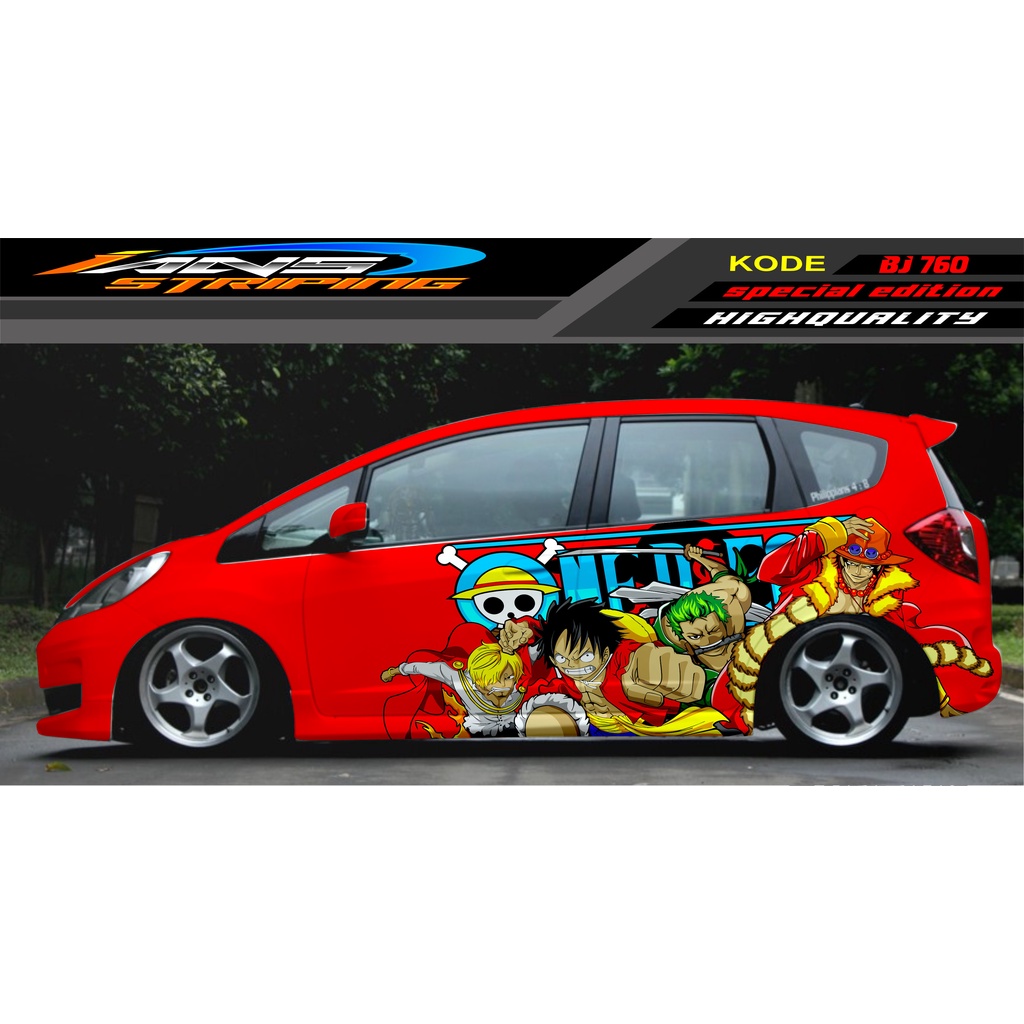 DECAL STICKER MOBIL HONDA BRIO AGYA JAZZ AVANZA YARIS / DECAL STICKER MOBIL JAZZ / STIKER MOBIL