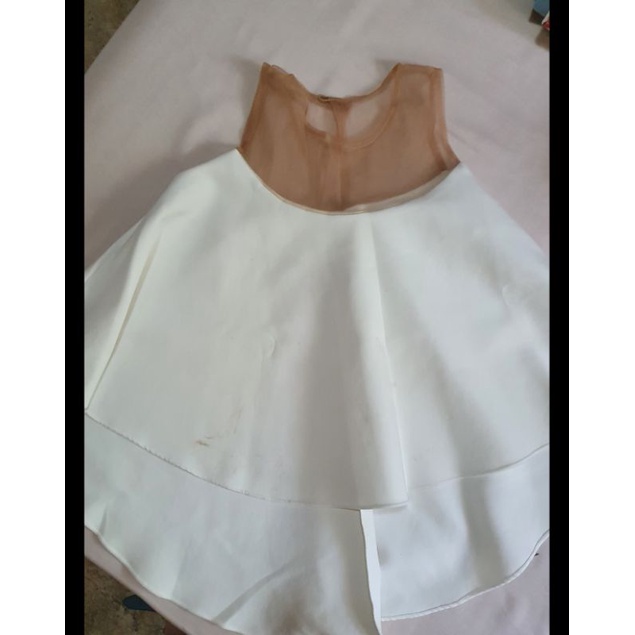 Atasan Wanita Putih Scuba